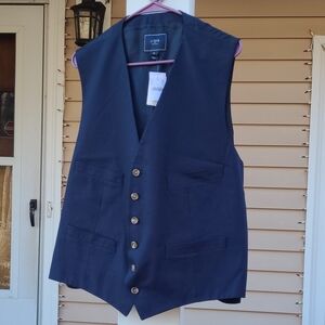 NWT J.Crew Navy Blue Vest